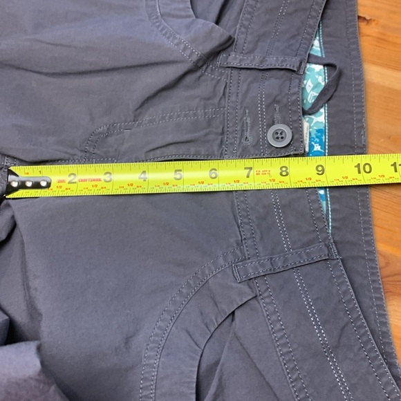 MEC Organic Cotton Technical Hiking Pants, Convertible , Blue/Gray - Picture 11 of 16